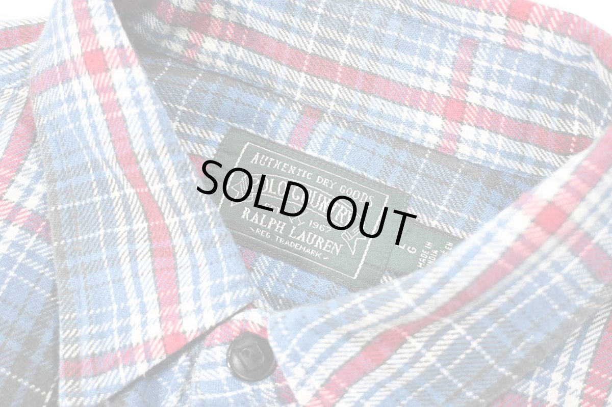 画像4: Used Polo Country Flannel Shirt ラルフローレン (4)