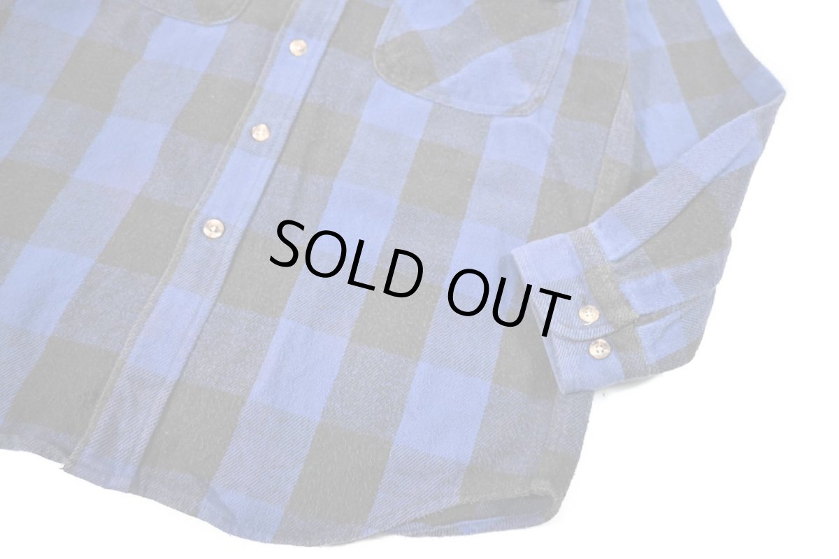 画像3: 90s Used Five Brother Heavy Flannel Shirt (3)