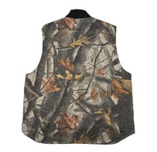 画像2: Used Carhartt Quilt Lined Duck Vest Realtree made in USA (2)