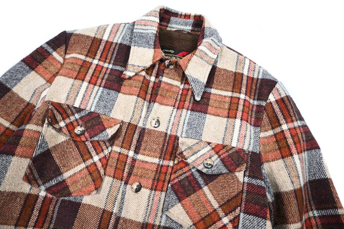 画像2: 70s Used Sears Wool Jacket (2)