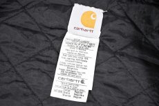 画像6: Used Carhartt Quilt Lined Duck Vest Dark Brown (6)