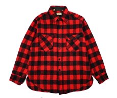 画像1: 80s Used L.L.Bean Wool Shirt made in USA (1)