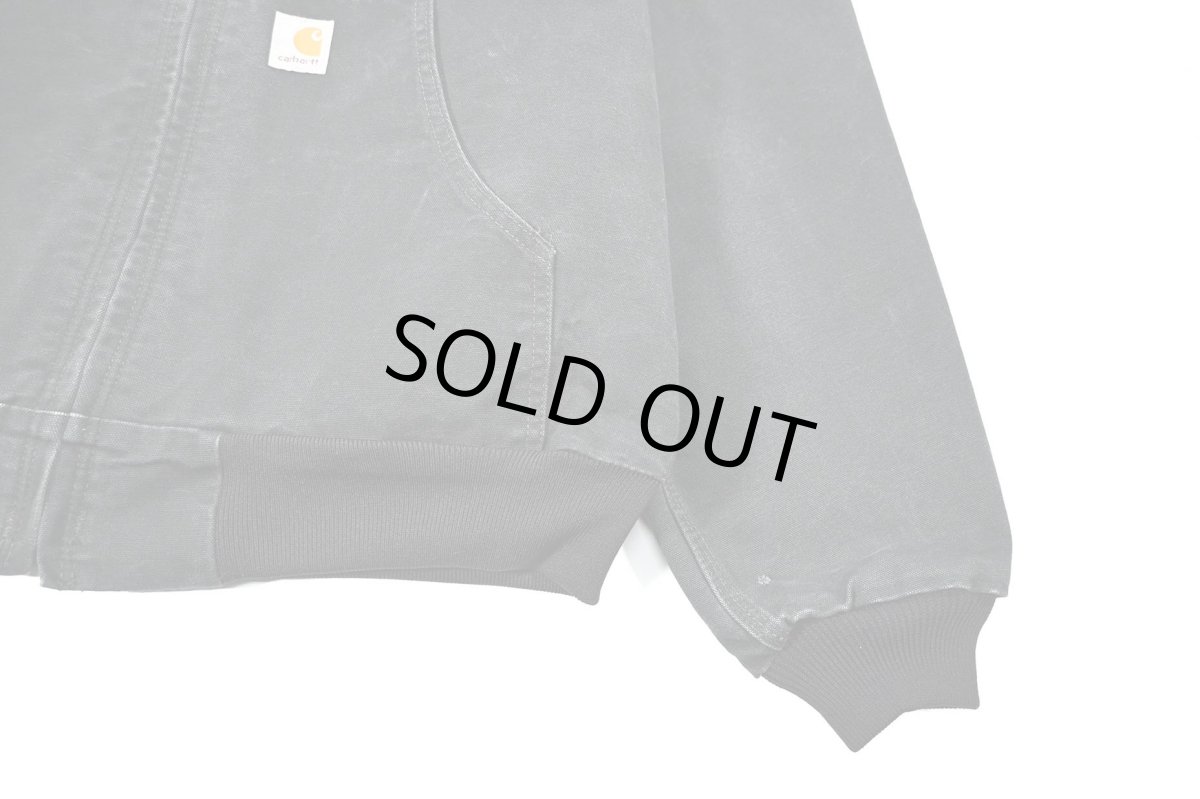 画像3: Used Carhartt Duck Thermal Lined Active Jacket Black (3)