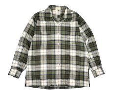 画像1: 60s Used Viyella by Hathaway Wool Open Collar Shirt (1)