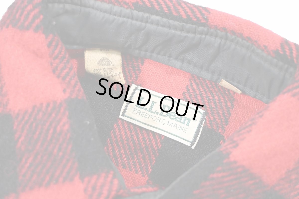 画像4: 80s Used L.L.Bean Wool Shirt made in USA (4)