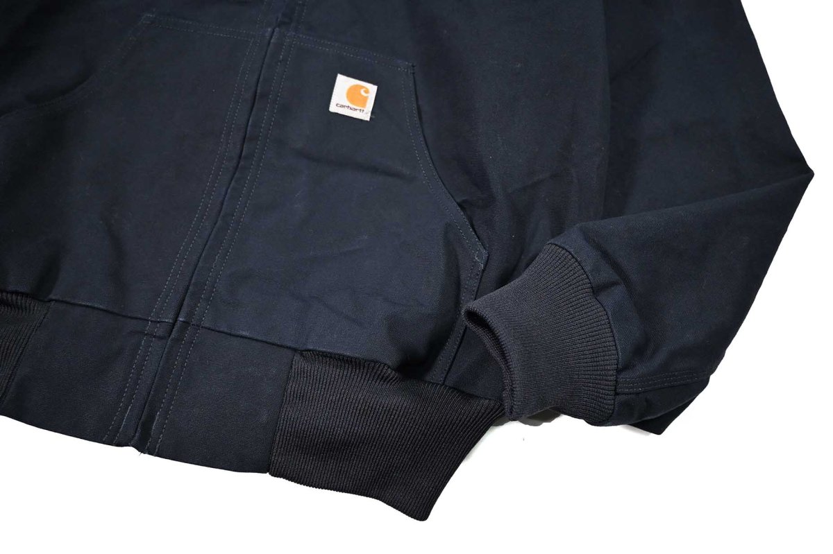 画像3: Used Carhartt Duck Thermal Lined Active Jacket Navy (3)