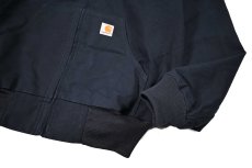 画像3: Used Carhartt Duck Thermal Lined Active Jacket Navy (3)