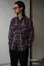 画像5: 90s Used Five Brother Heavy Flannel Shirt (5)