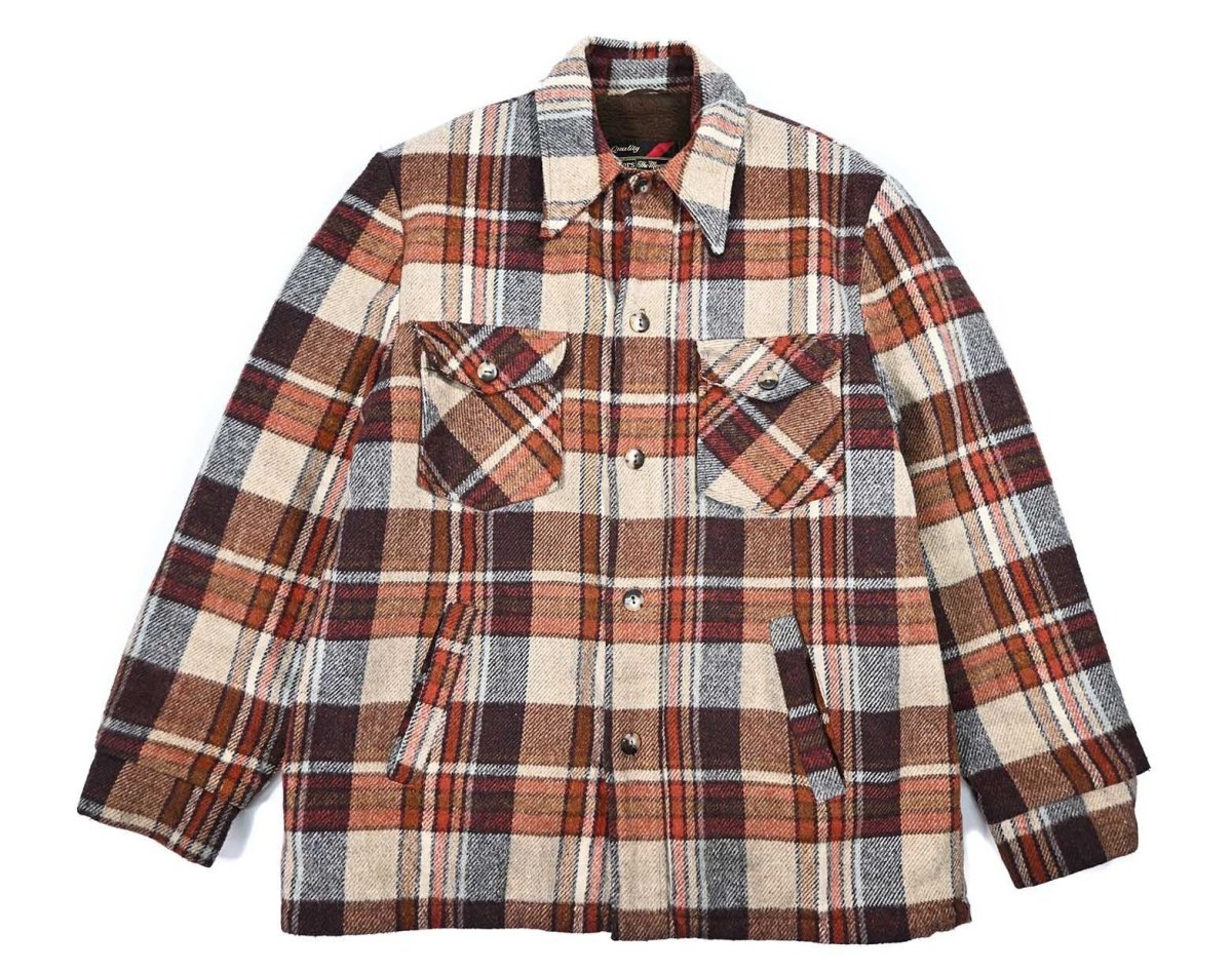 画像1: 70s Used Sears Wool Jacket (1)