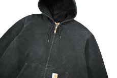 画像2: Used Carhartt Duck Thermal Lined Active Jacket Black (2)