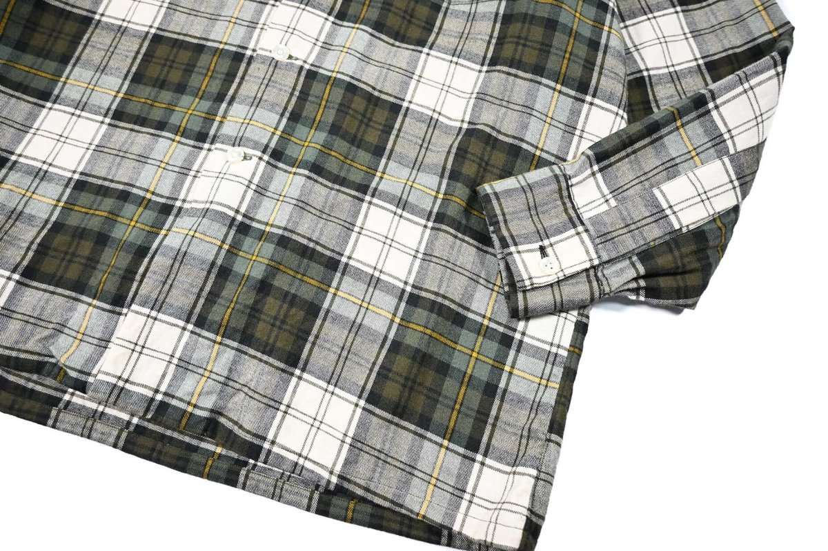 画像3: 60s Used Viyella by Hathaway Wool Open Collar Shirt (3)