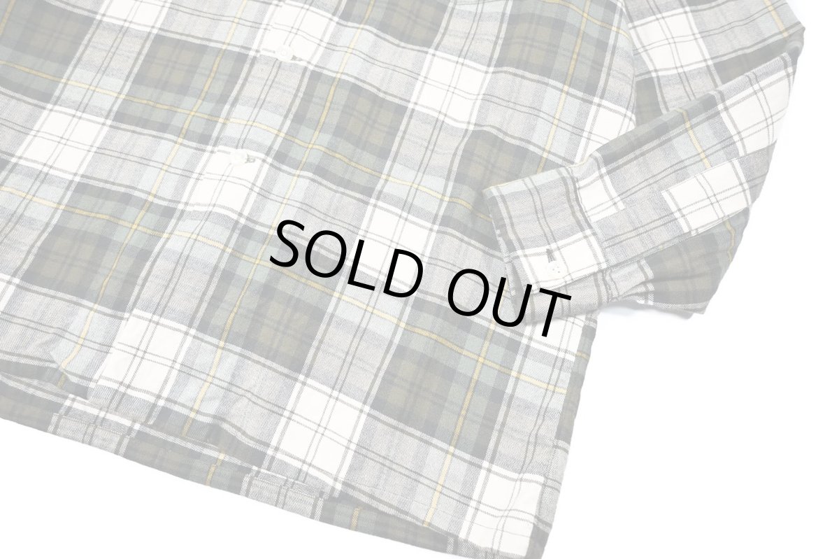 画像3: 60s Used Viyella by Hathaway Wool Open Collar Shirt (3)