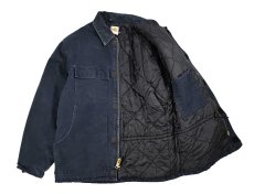画像6: Used Carhartt Quilt Lined Traditional Coat Navy (6)