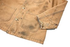 画像4: Used Carhartt Blanket Lined Michigan Chore Coat Brown (4)