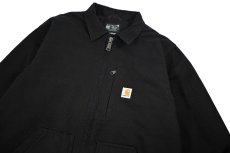 画像3: Used Carhartt Sherpa Lined Field Jacket Black (3)