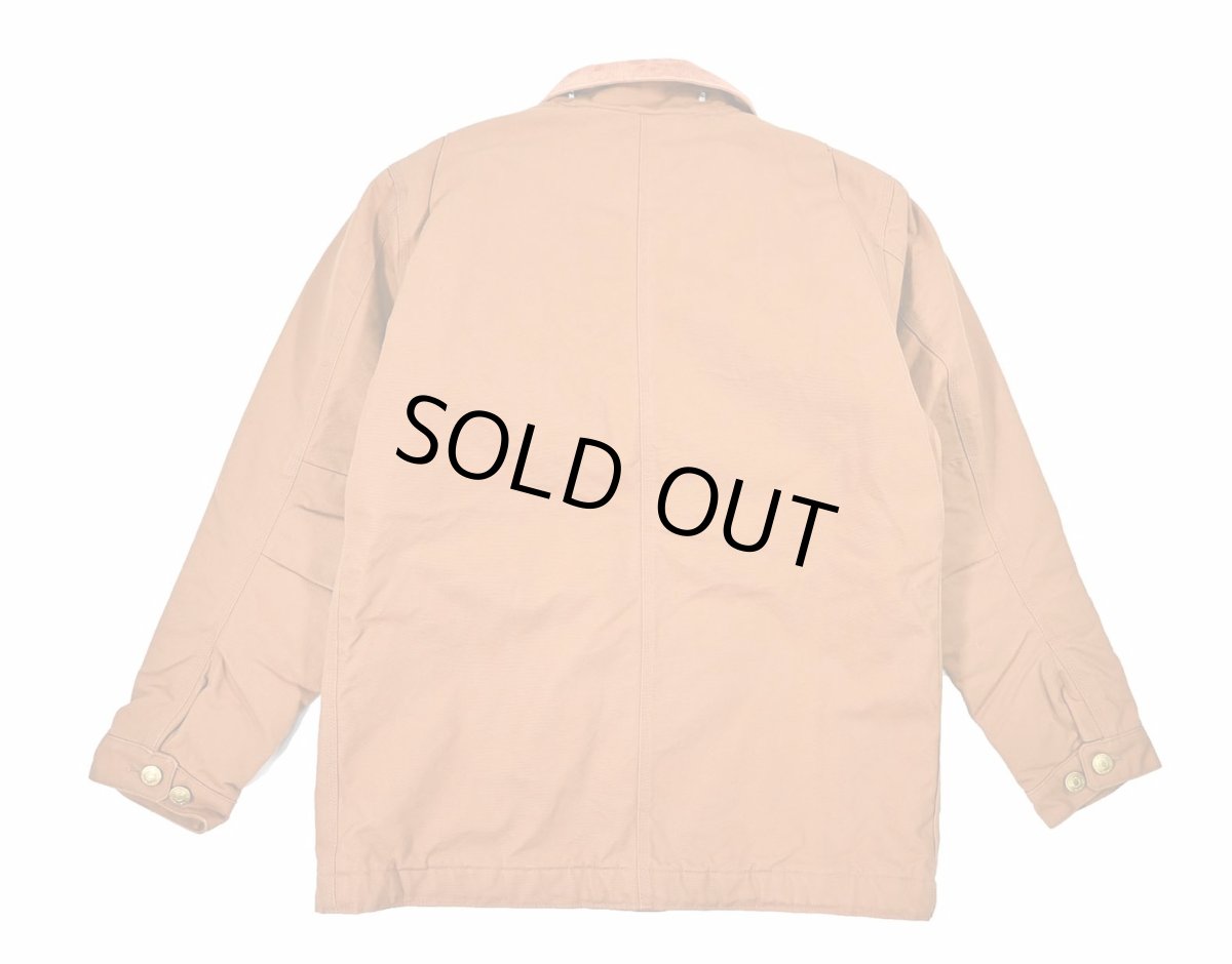 画像2: Used Carhartt Blanket Lined Chore Coat Brown (2)