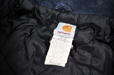 画像7: Used Carhartt Quilt Lined Traditional Coat Navy (7)