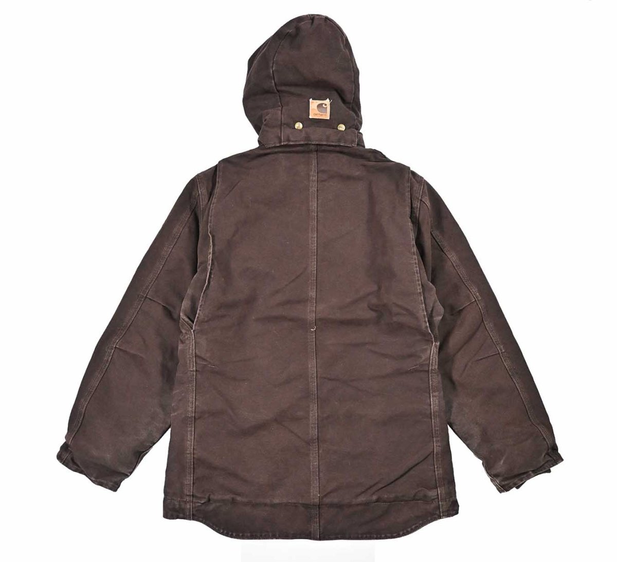 画像2: Used Carhartt Sherpa Lined Ridge Coat Dark Brown (2)