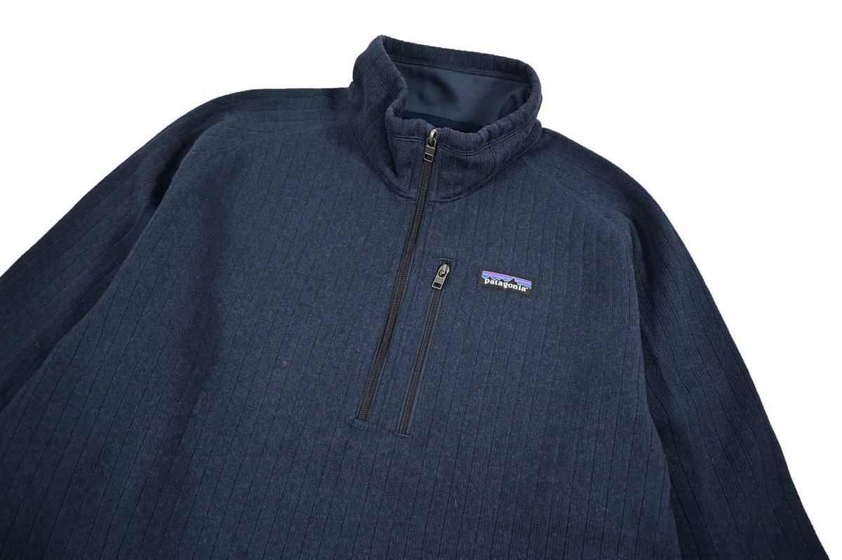 画像2: Used patagonia Better Sweater Rib Knit 1/4-Zip パタゴニア (2)