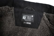 画像6: Used Carhartt Sherpa Lined Field Jacket Black (6)