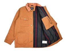 画像5: Used Carhartt Blanket Lined Chore Coat Brown (5)