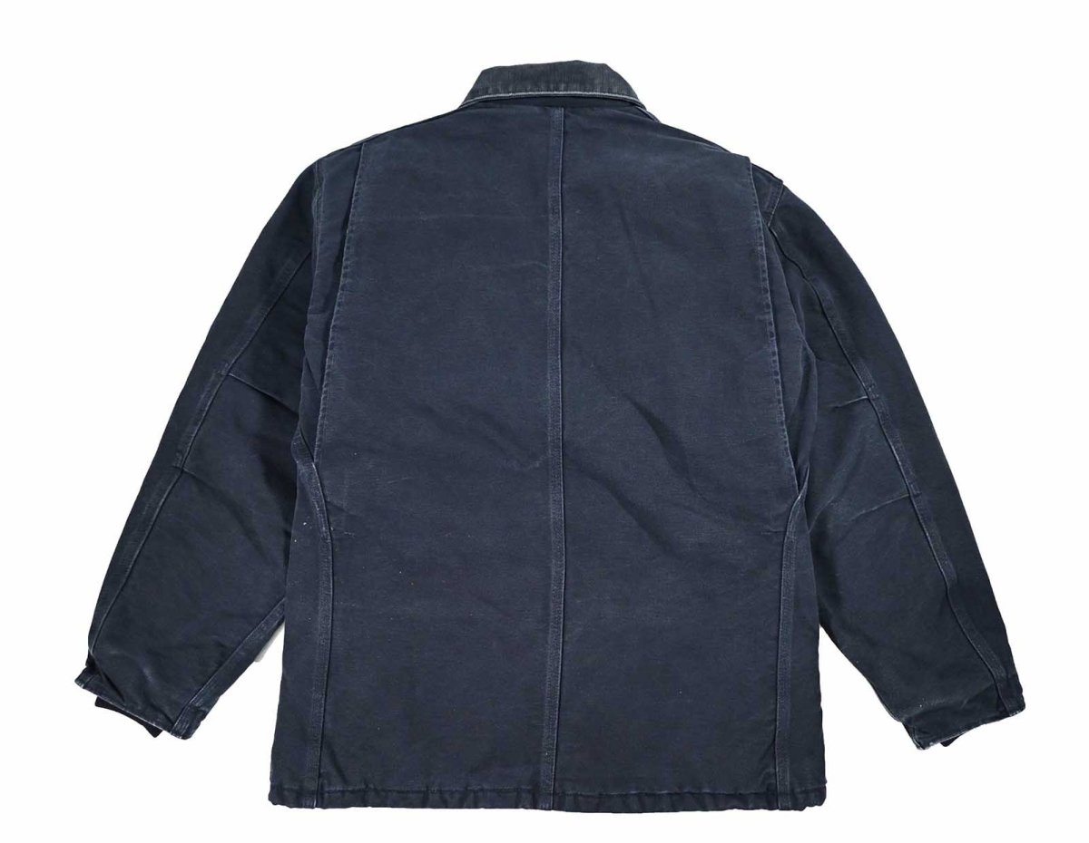 画像2: Used Carhartt Quilt Lined Traditional Coat Navy (2)