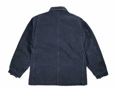 画像2: Used Carhartt Quilt Lined Traditional Coat Navy (2)