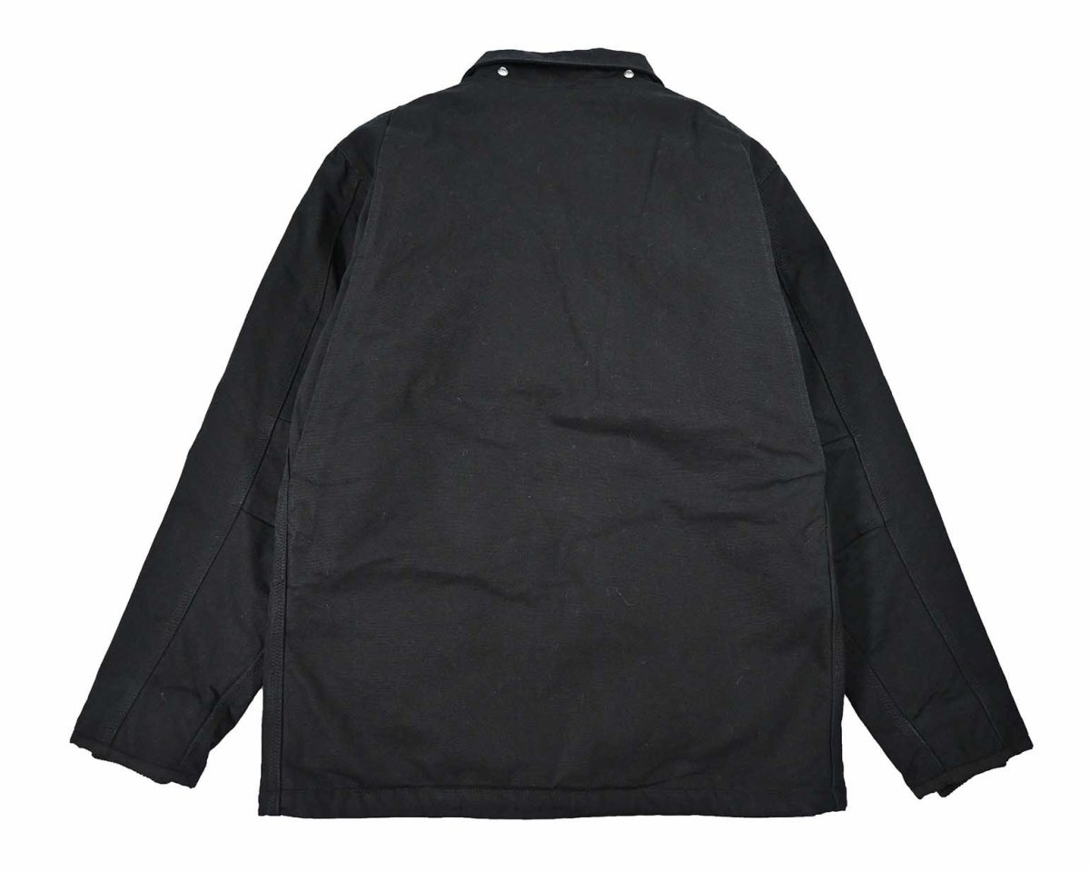 画像2: Used Carhartt Sherpa Lined Field Jacket Black (2)