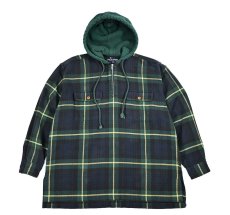 画像1: Used Polo Sport Hooded Flannel Pullover (1)