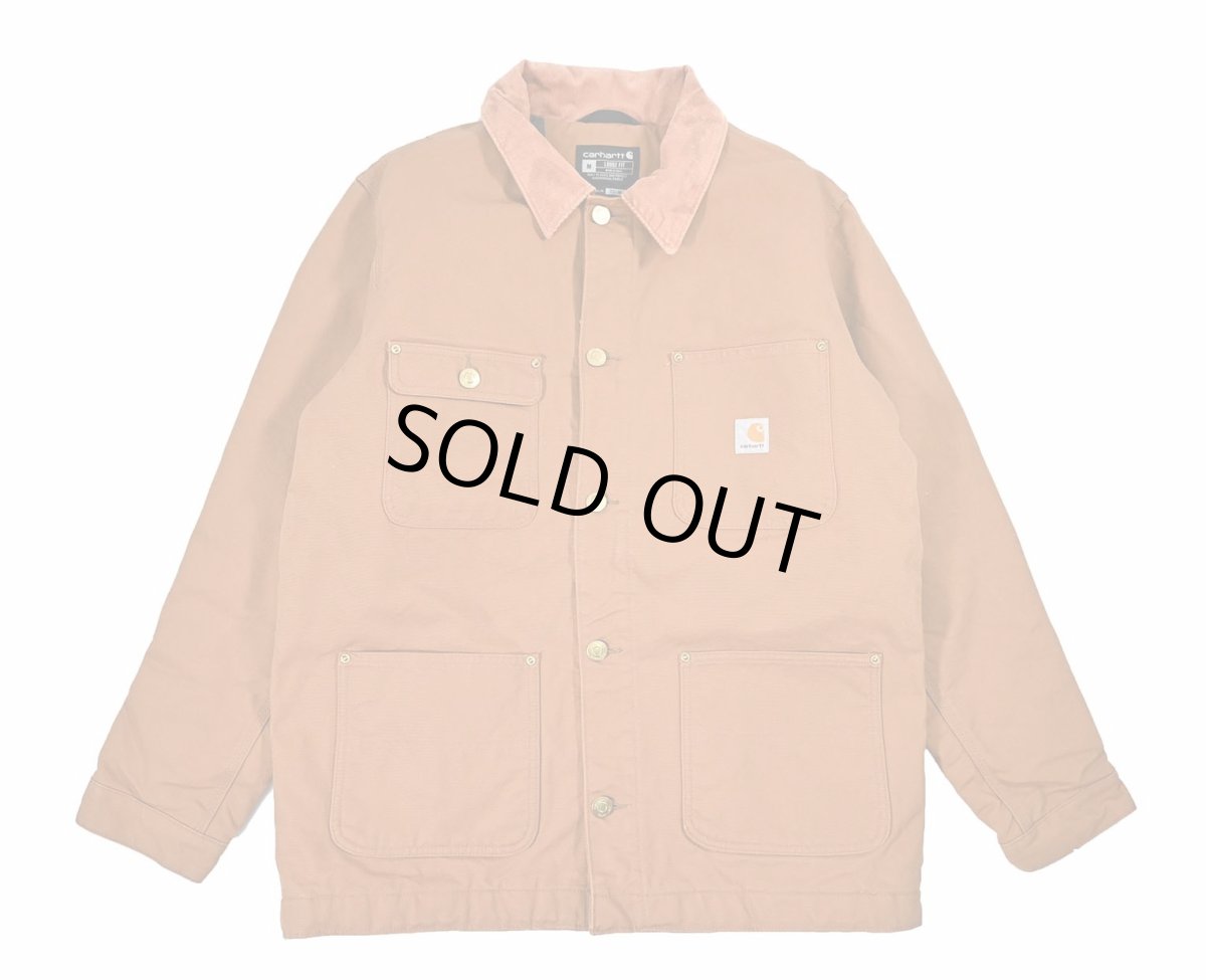 画像1: Used Carhartt Blanket Lined Chore Coat Brown (1)