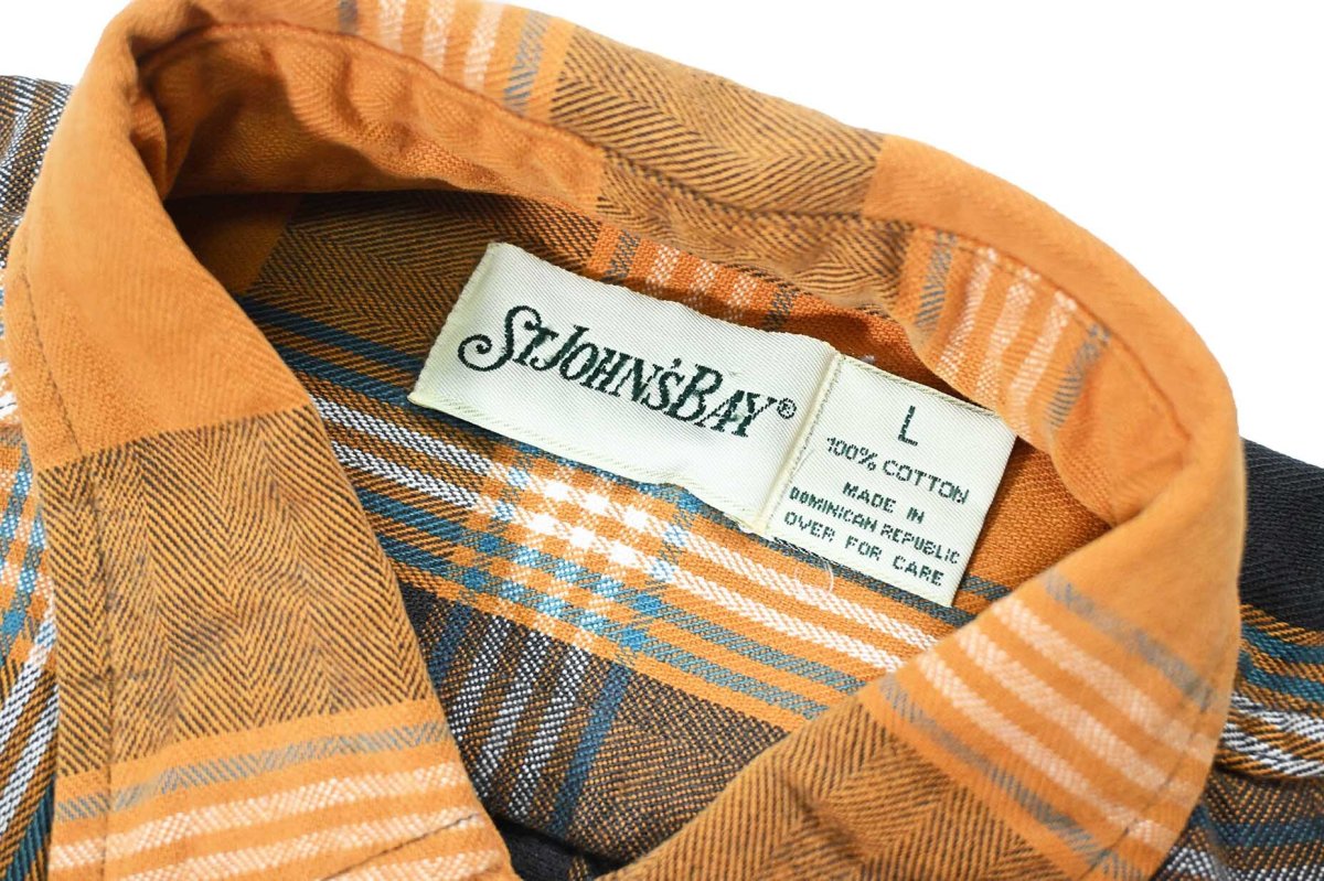 画像4: Used St John's Bay Flannel Shirt (4)