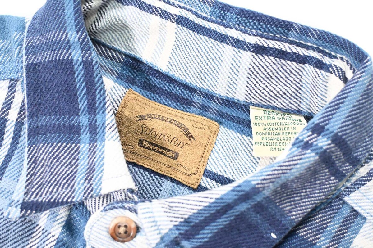 画像4: Used St John's Bay Heavy Flannel Shirt (4)