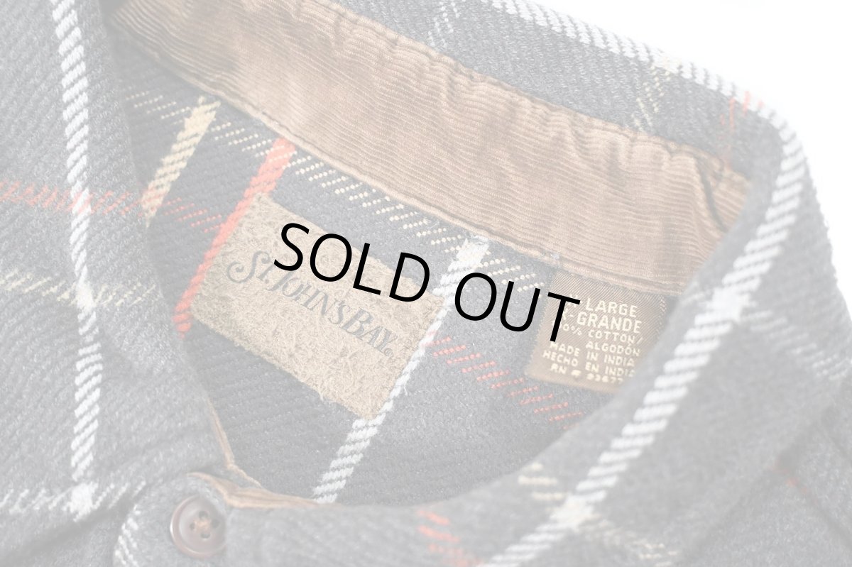 画像4: Used St John's Bay Heavy Flannel Shirt (4)
