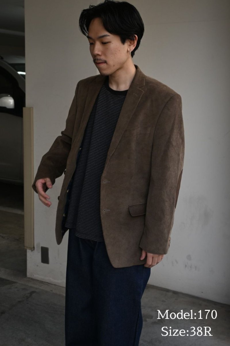 画像7: Used Lauren Ralph Lauren Corduroy Tailored Jacket (7)