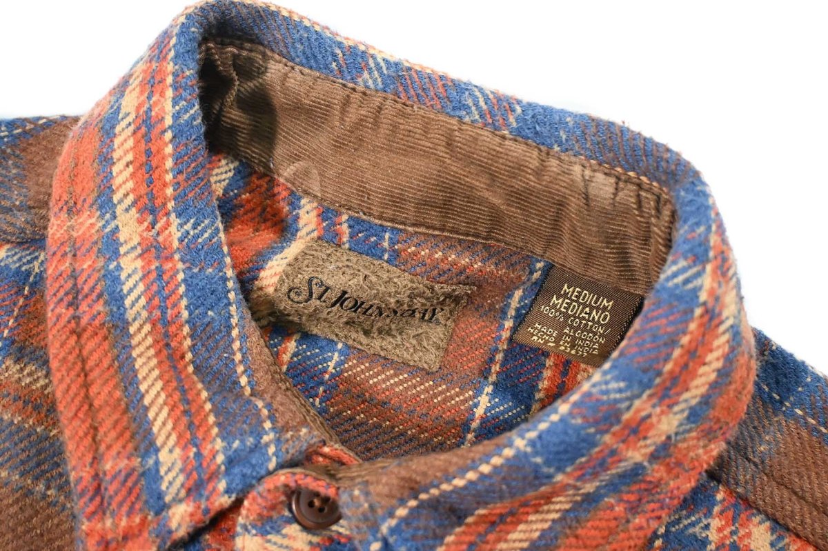 画像4: Used St John's Bay Heavy Flannel Shirt (4)