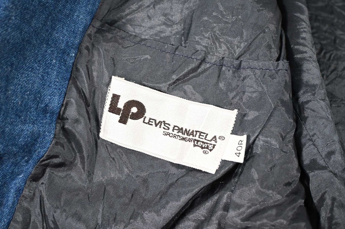 画像4: Used Levi's Panatela Denim Tailored Jacket (4)