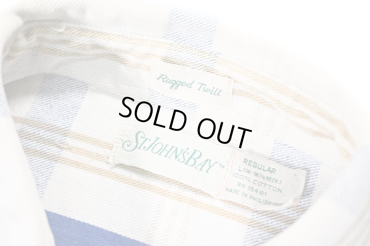 画像4: Used St John's Bay Rugged Twill Shirt (4)
