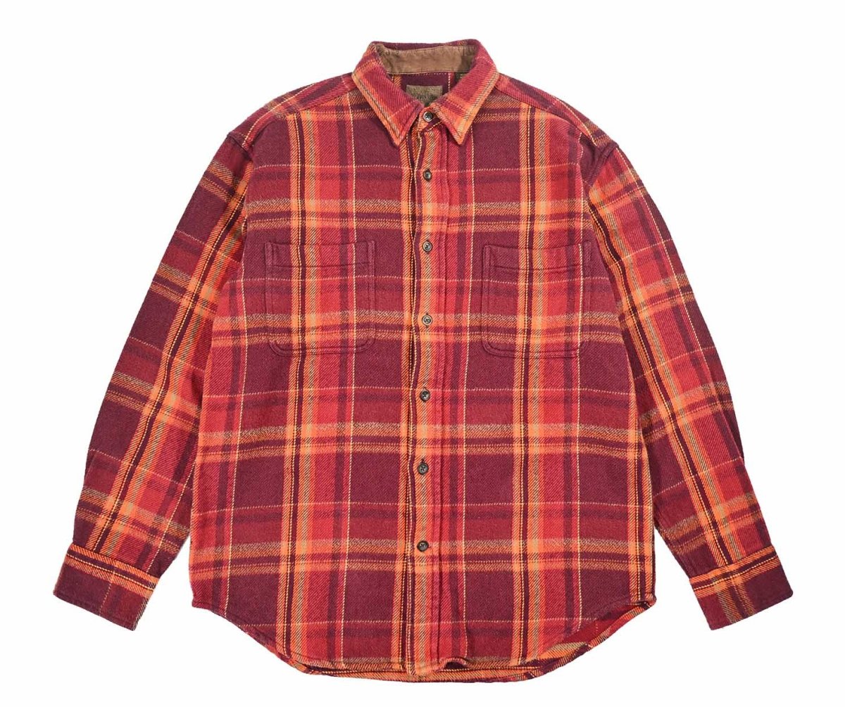 画像1: Used St John's Bay Heavy Flannel Shirt (1)