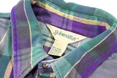 画像4: Used St John's Bay Heavy Flannel Shirt made in USA (4)
