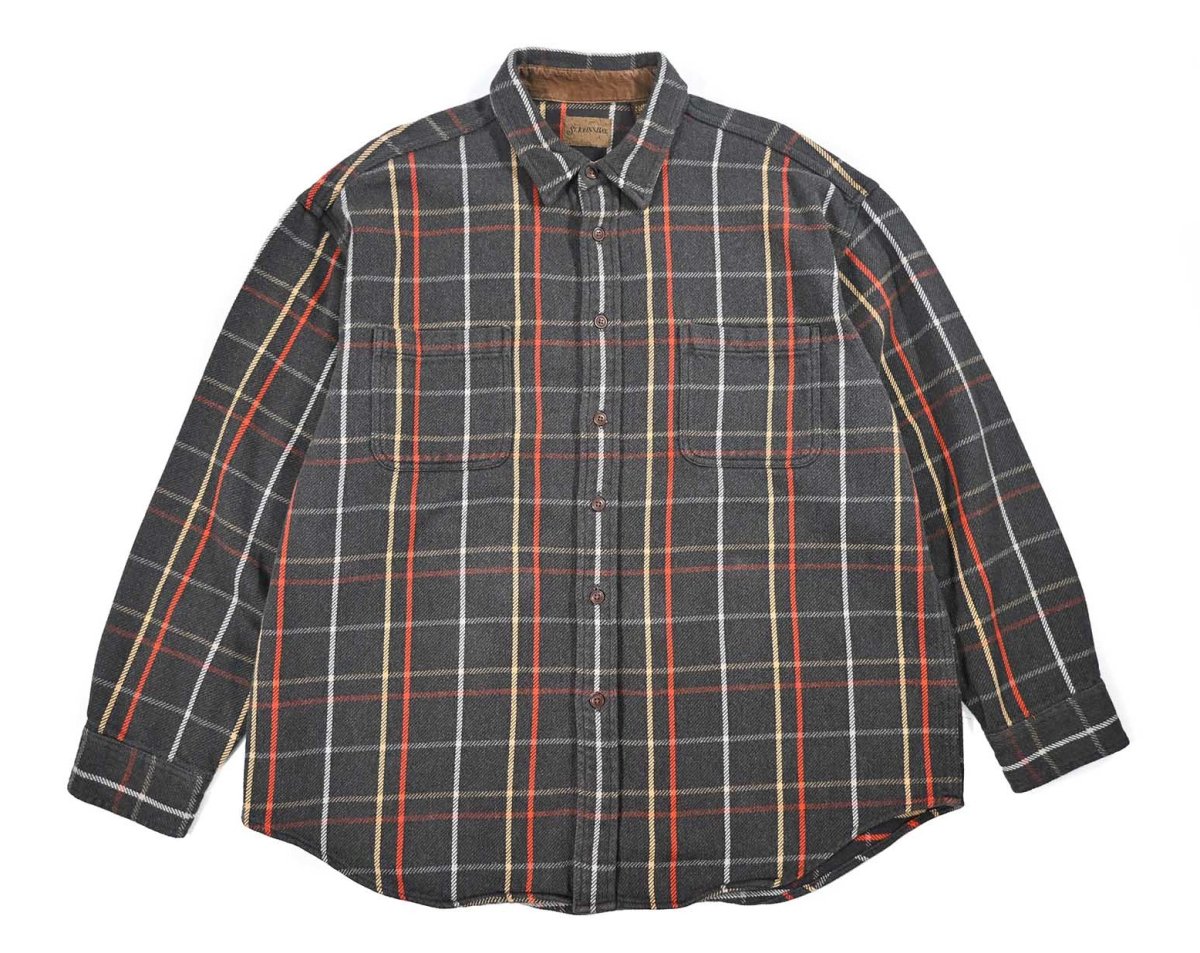 画像1: Used St John's Bay Heavy Flannel Shirt (1)