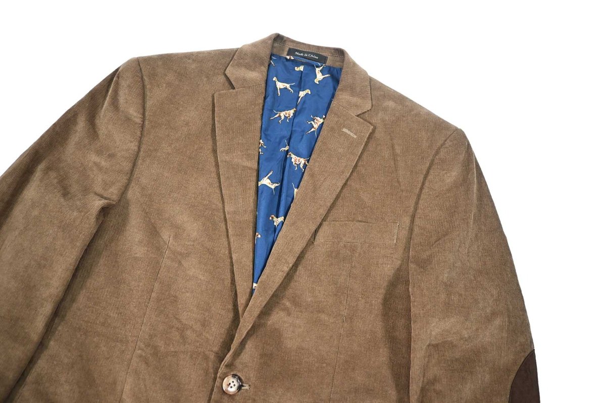 画像2: Used Lauren Ralph Lauren Corduroy Tailored Jacket (2)