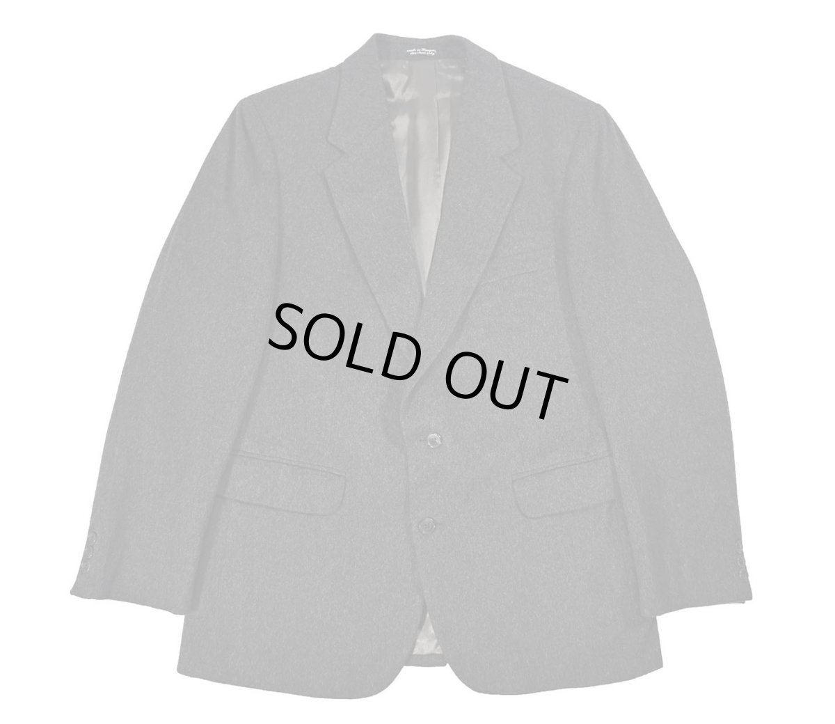 画像1: Deadstock Wool/Cashmere Tailored Jacket (1)