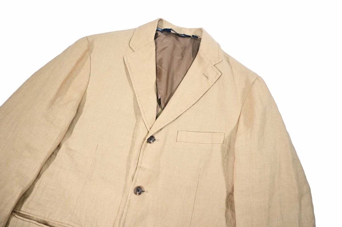 画像2: Used Polo Ralph Lauren Linen Tailored Jacket (2)