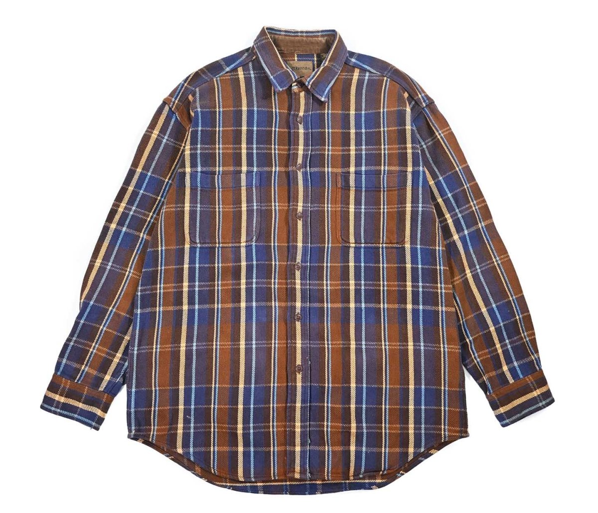 画像1: Used St John's Bay Heavy Flannel Shirt (1)