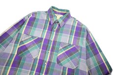 画像2: Used St John's Bay Heavy Flannel Shirt made in USA (2)