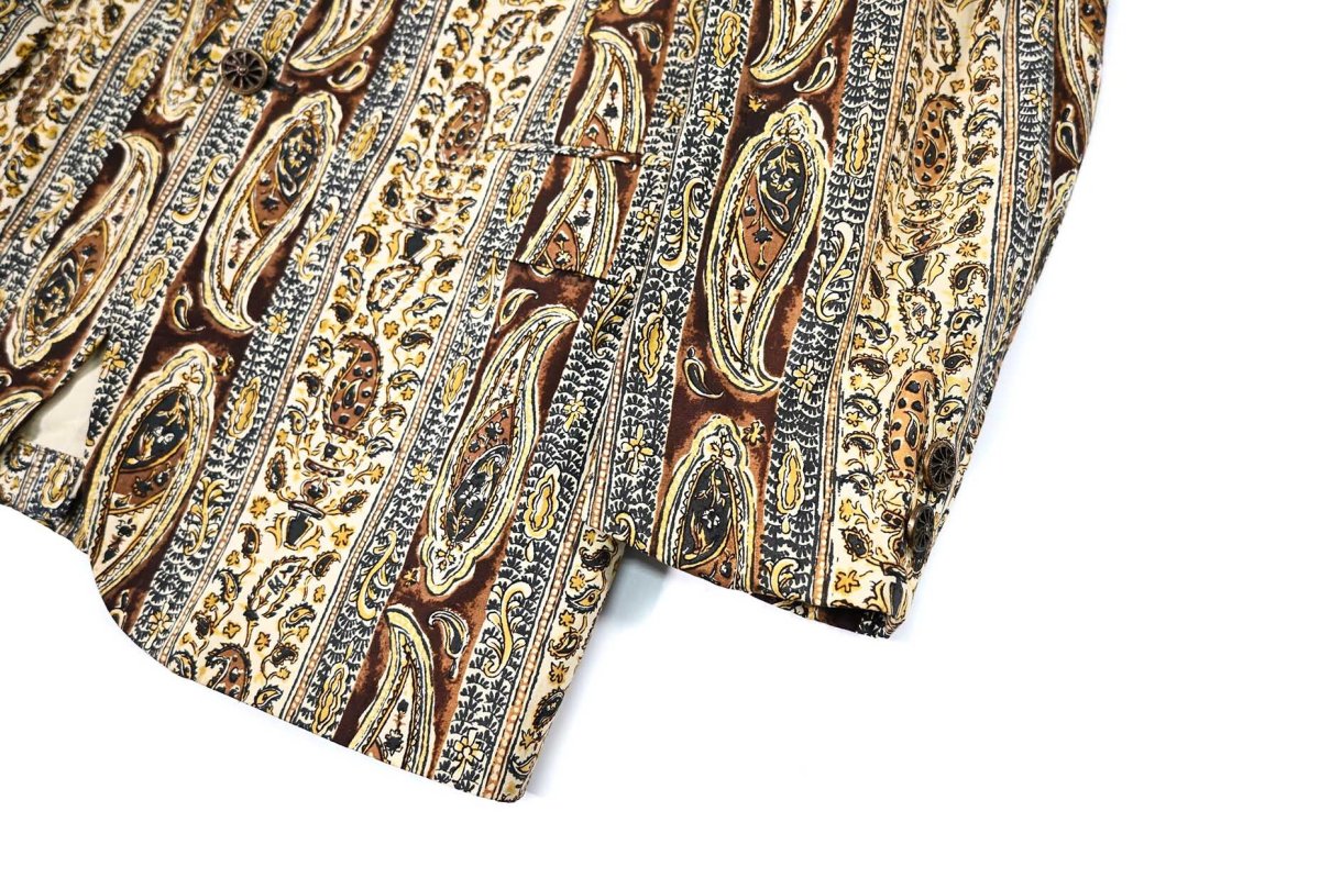 画像3: Deadstock Paisley Pattern Tailored Jacket (3)