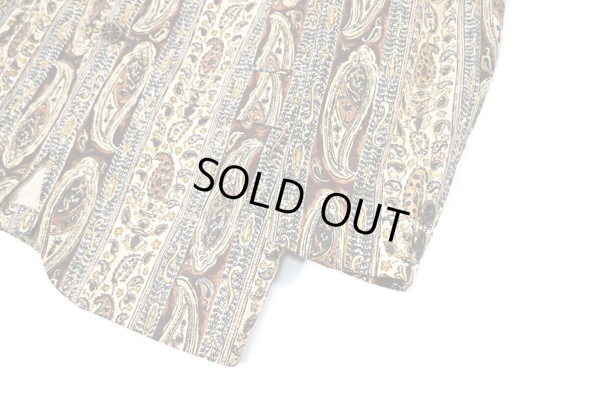画像3: Deadstock Paisley Pattern Tailored Jacket (3)