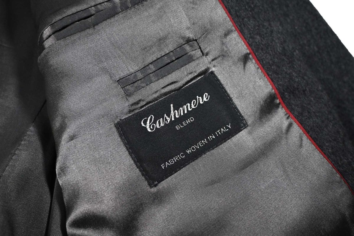 画像5: Deadstock Wool/Cashmere Tailored Jacket (5)