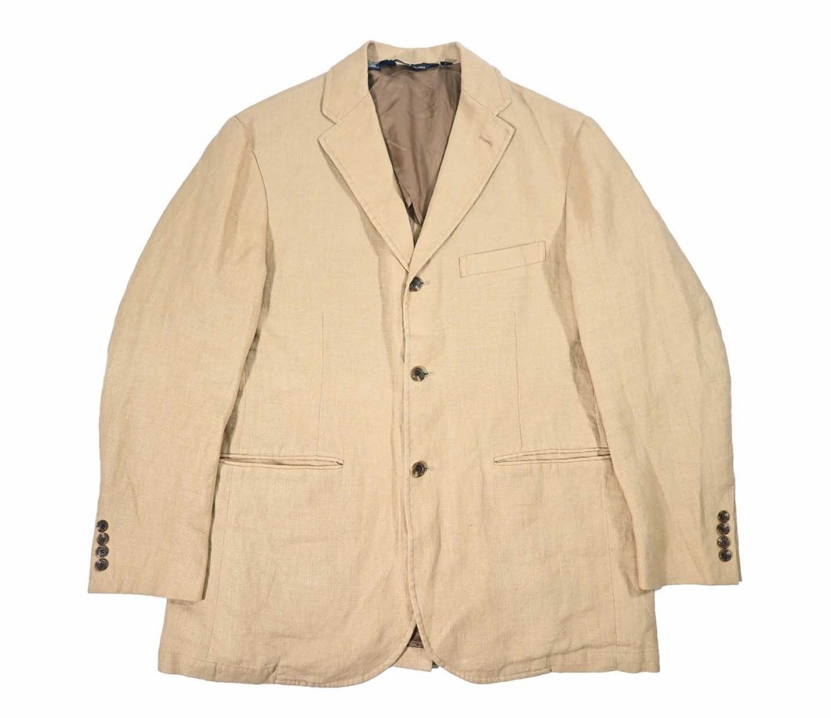 画像1: Used Polo Ralph Lauren Linen Tailored Jacket (1)