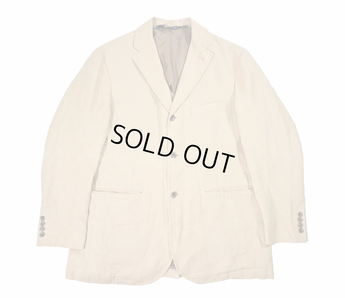 画像1: Used Polo Ralph Lauren Linen Tailored Jacket (1)